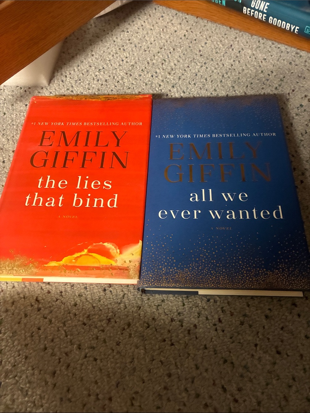 Hardcover Novel - The Lies That Bind (Red)